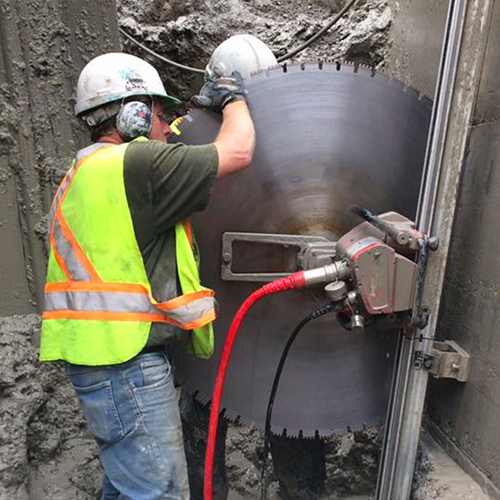 Wall sawing